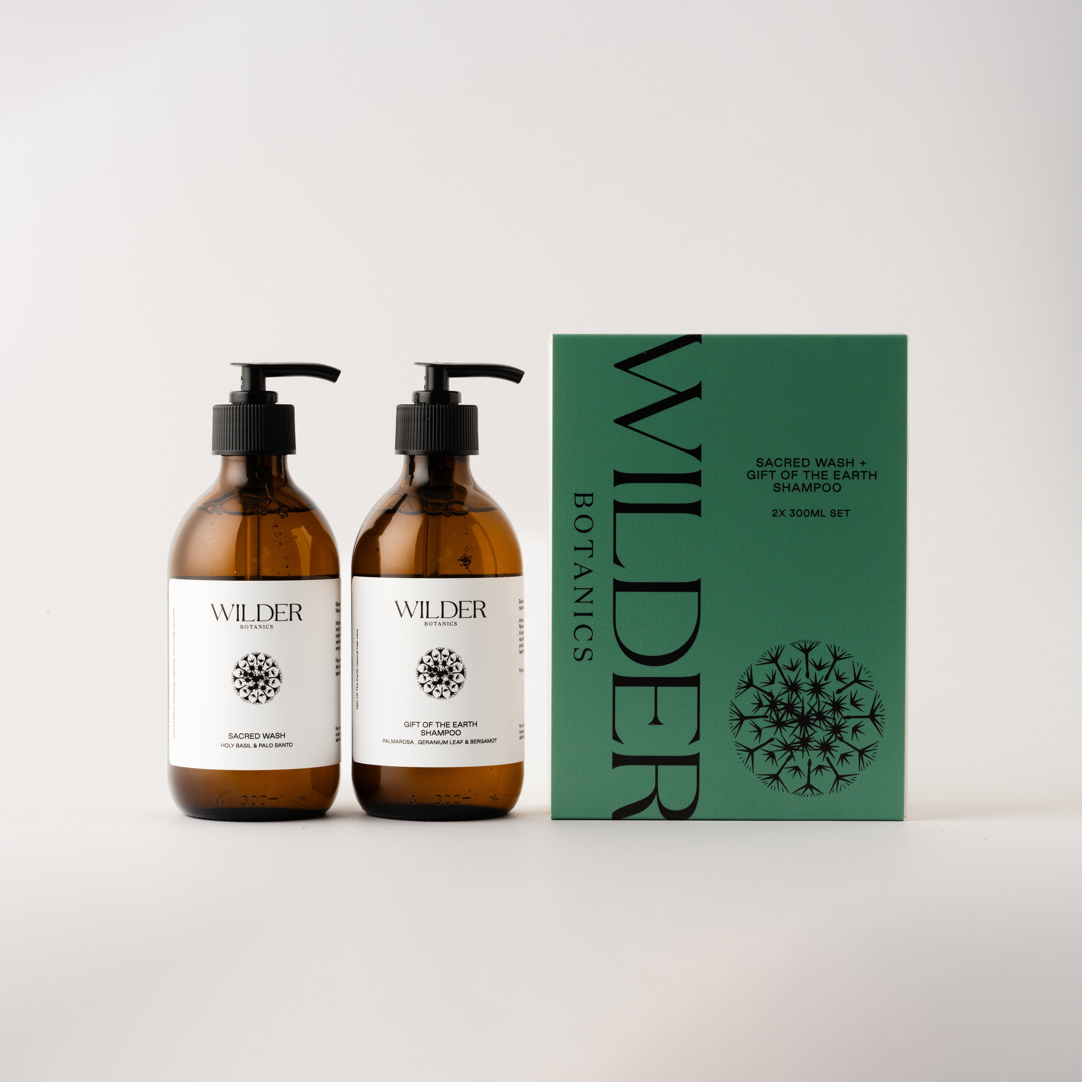 Sacred Wash + Gift Of The Earth Shampoo Set